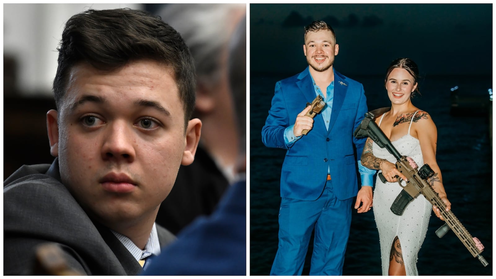 Kyle Rittenhouse with new wife