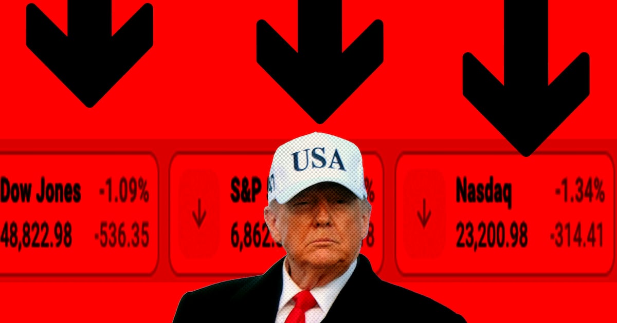Trump Hit With Markets Nosedive to Mark One Year in Office