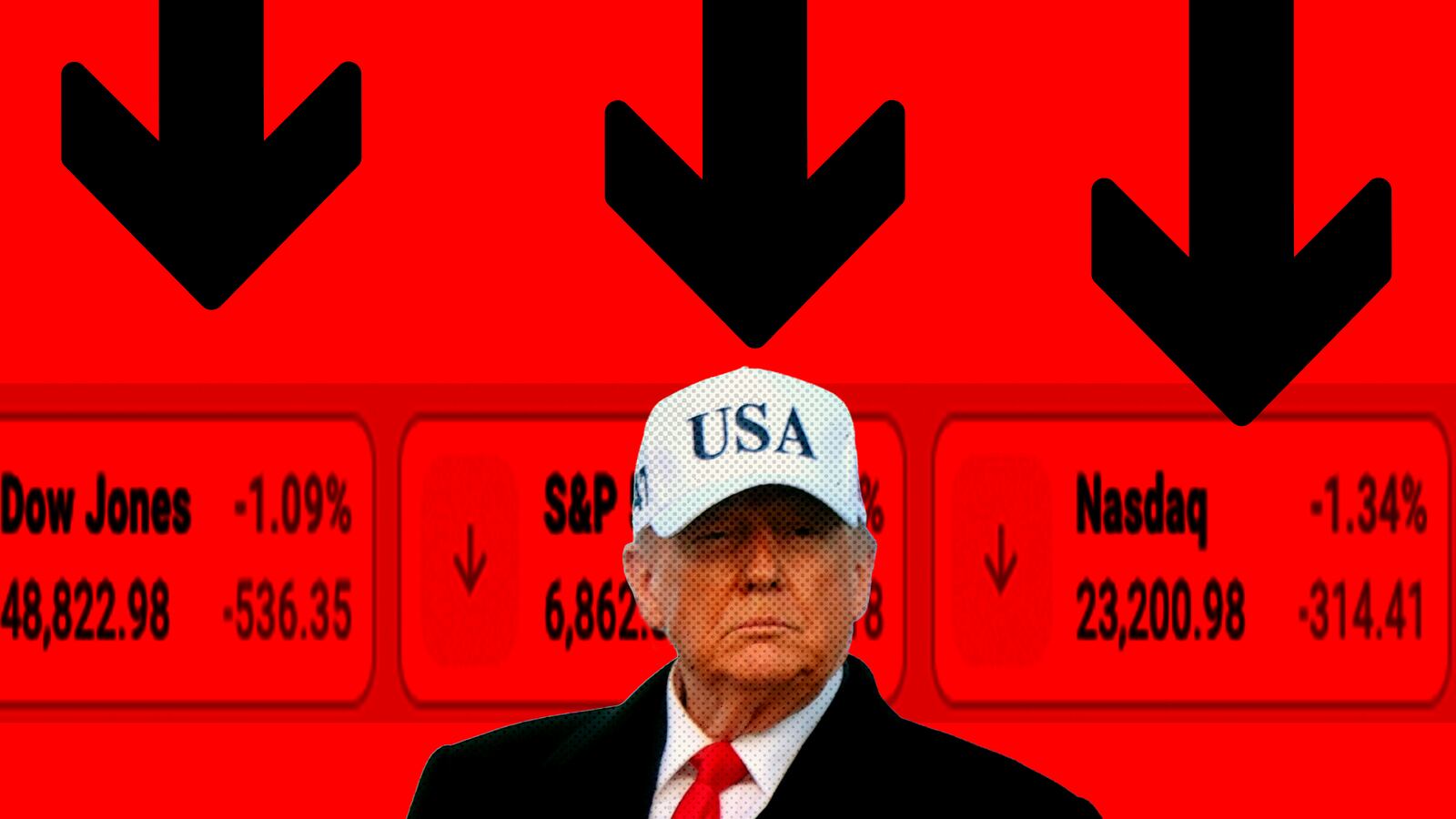 Donald Trump photo illustration