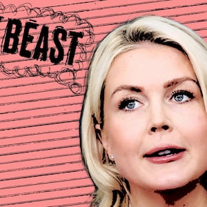 Karoline Leavitt thinking of The Daily Beast