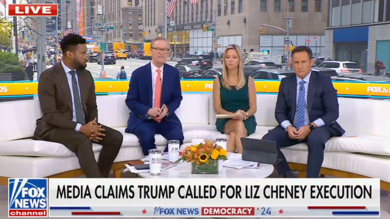 “Fox & Friends” said Liz Cheney knew better than to suggest that Trump wanted her killed.
