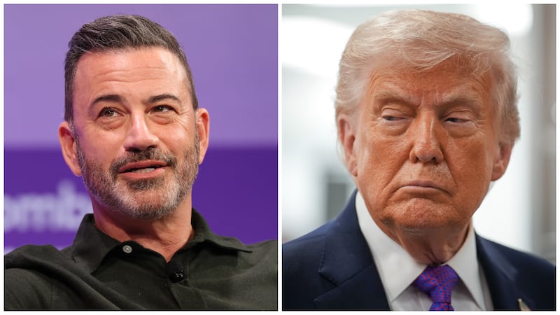 Jimmy Kimmel and Donald Trump.