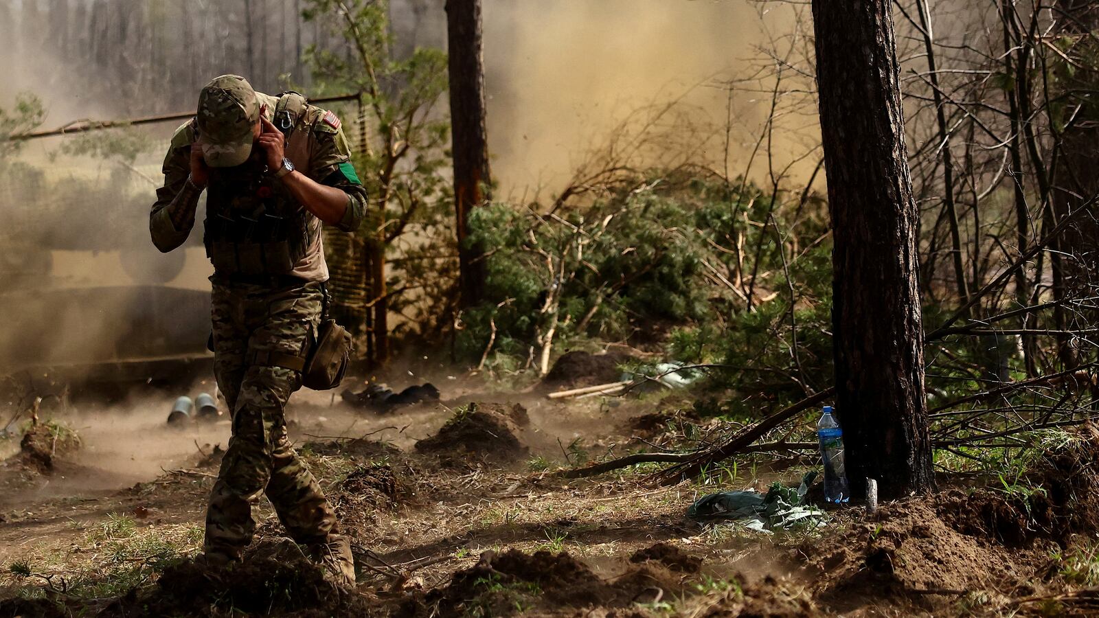 A soldier in Ukraine