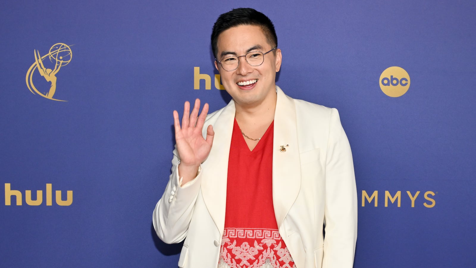 Bowen Yang at the 2024 Emmy Awards.
