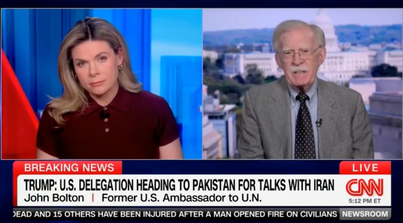 John Bolton and Jessica Dean