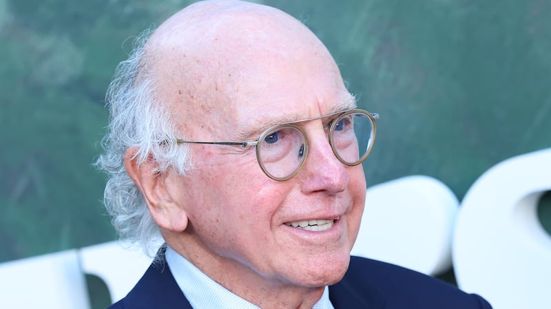 Larry David at the Los Angeles premiere of HBO Original series' "Life, Larry and The Pursuit of Unhappiness" last month.