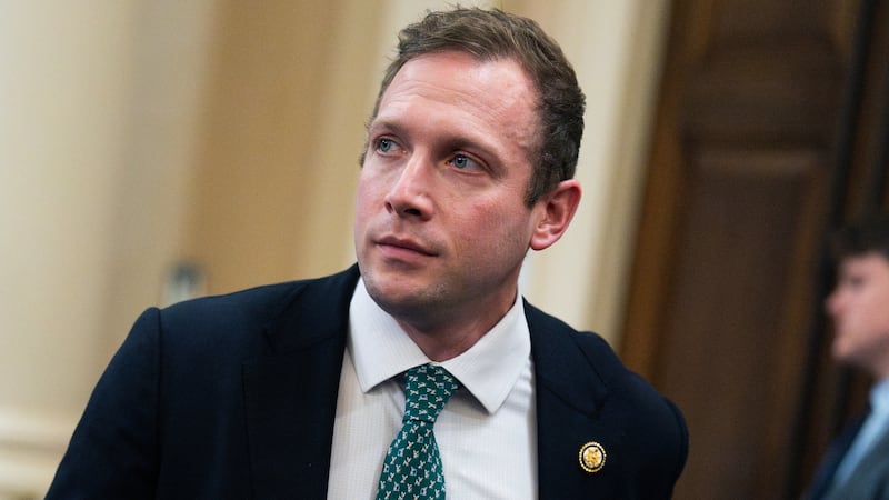 UNITED STATES - JUNE 4: Rep. Max Miller, R-Ohio, attends the Ways and Means Committee hearing on the priorities of the Treasury Department in Longworth building on Thursday, June 4, 2026. Treasury Secretary Scott Bessent testified. (Tom Williams/CQ-Roll Call, Inc via Getty Images