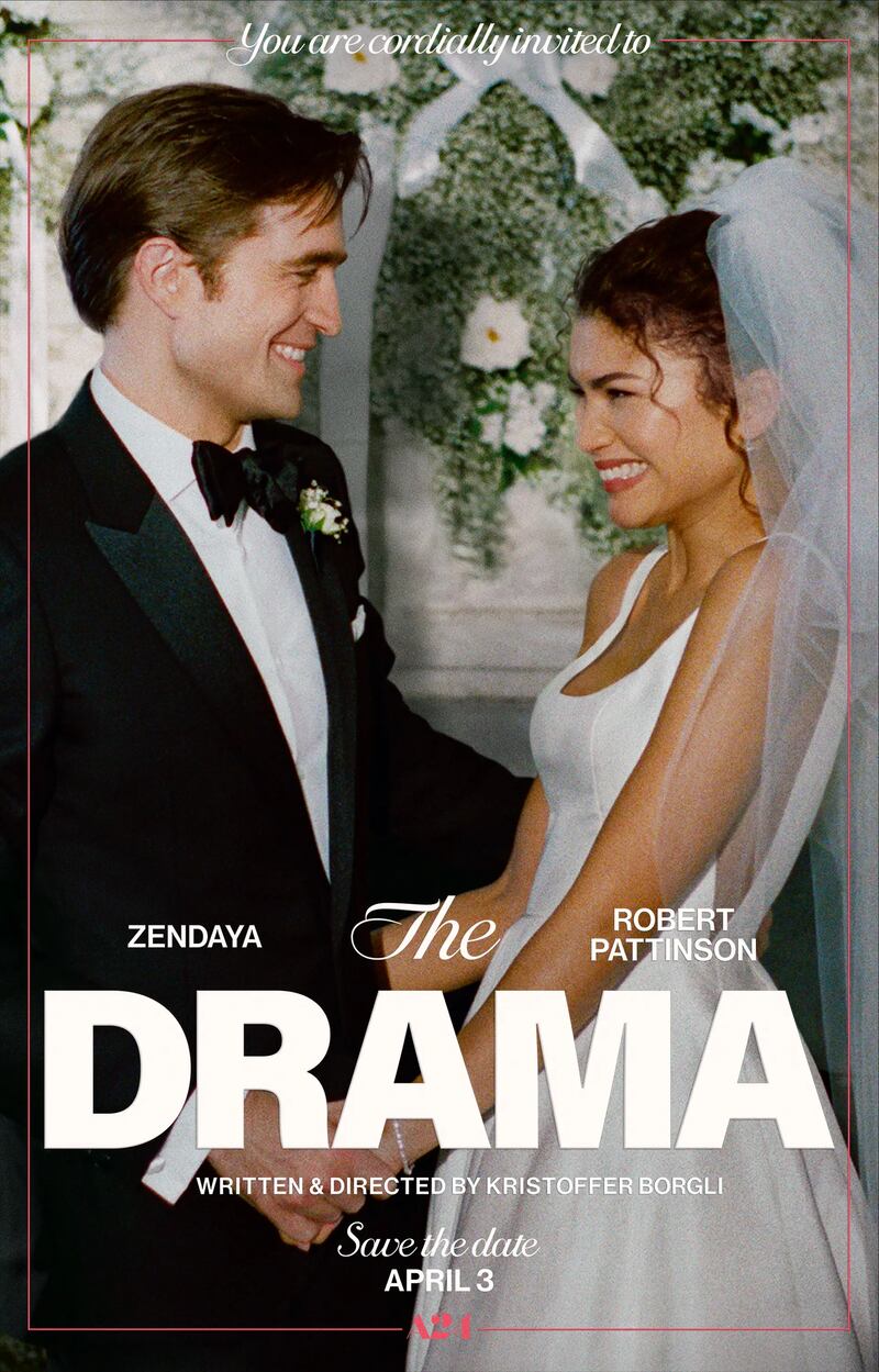 Robert Pattinson and Zendaya in "The Drama."