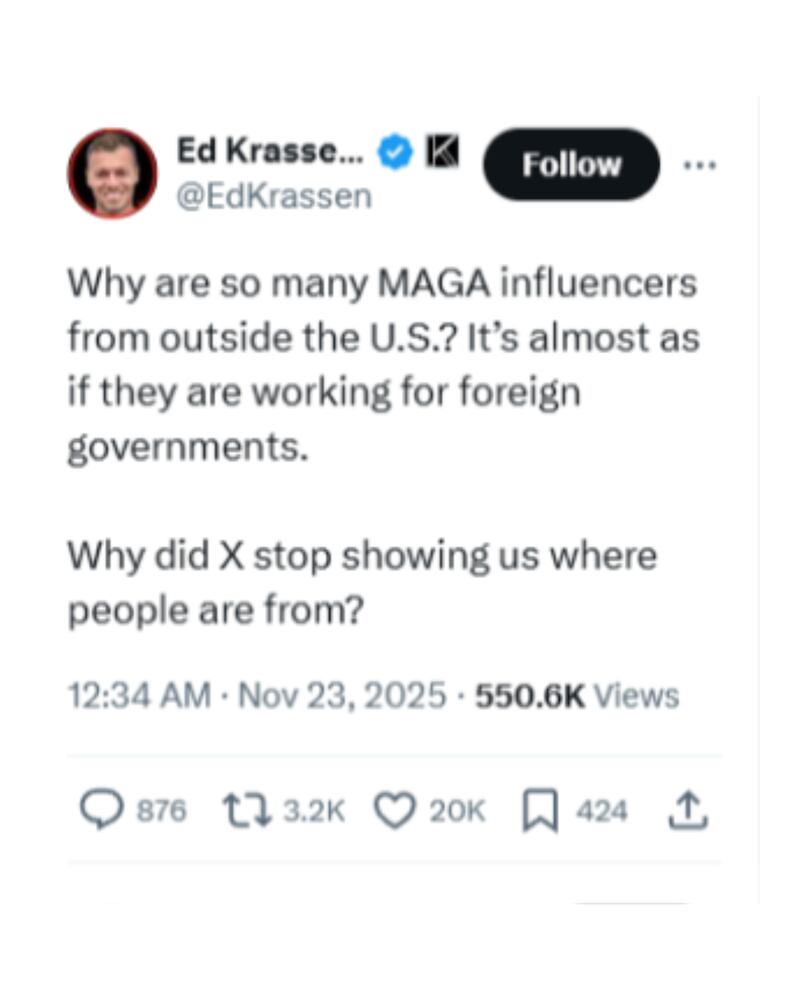 Ed Krassenstein is an entrepreneur and social media influencer.