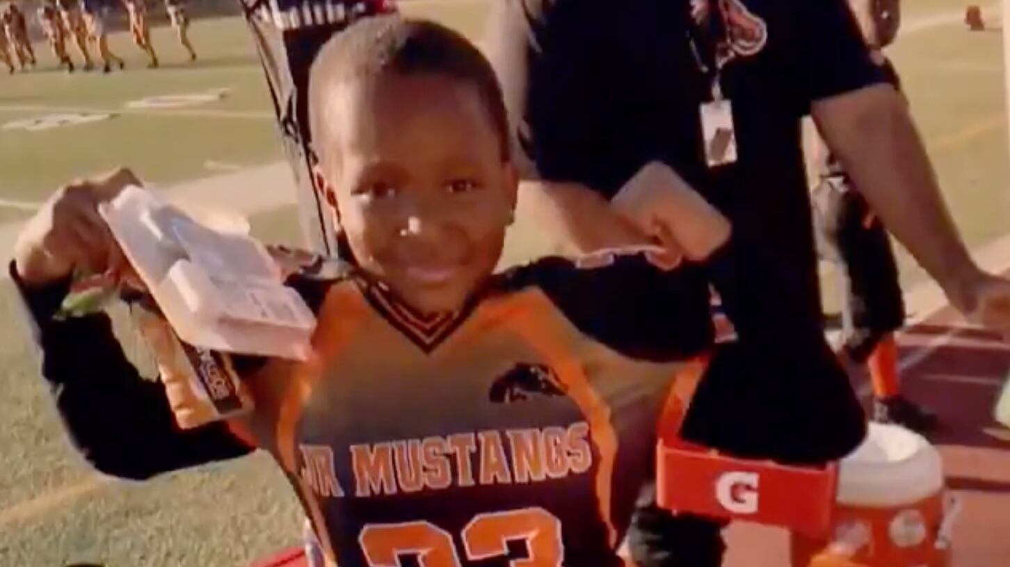 Keith Frierson in a photo displayed at a vigil on Monday night.