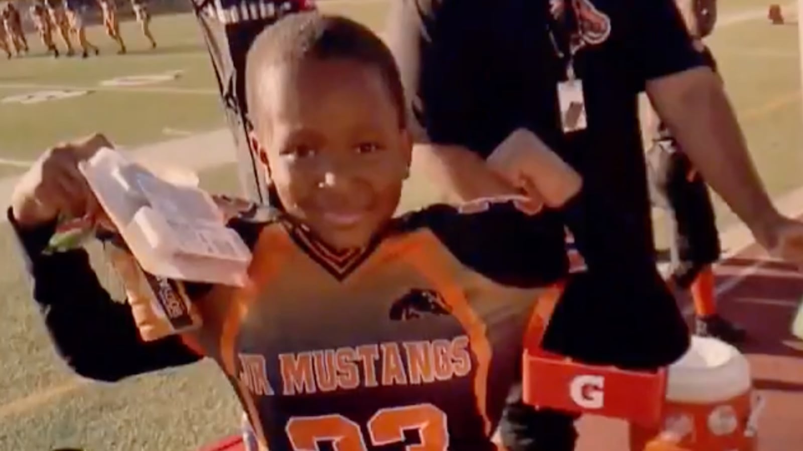 Keith Frierson in a photo displayed at a vigil on Monday night.