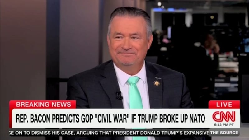 Republican Rep. Don Bacon on CNN.