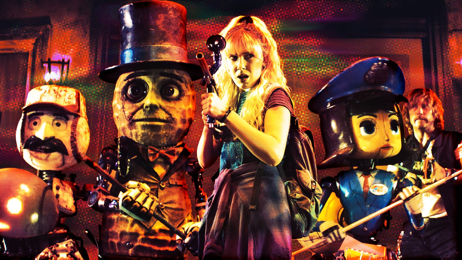 Herman (voiced by Anthony Mackie), PopFly (voiced by Brian Cox), Mr. Peanut (voiced by Woody Harrelson), Millie Bobby Brown, Penny Pal (voiced by Jenny Slate), and Chris Pratt.