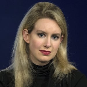 FILE PHOTO:  Elizabeth Holmes, CEO of Theranos, attends a panel discussion during the Clinton Global Initiative's annual meeting in New York, U.S., September 29, 2015.  REUTERS/Brendan McDermid/File Photo