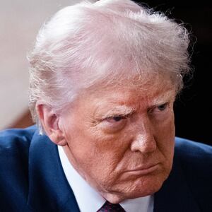 President Donald Trump and House Speaker Mike Johnson.