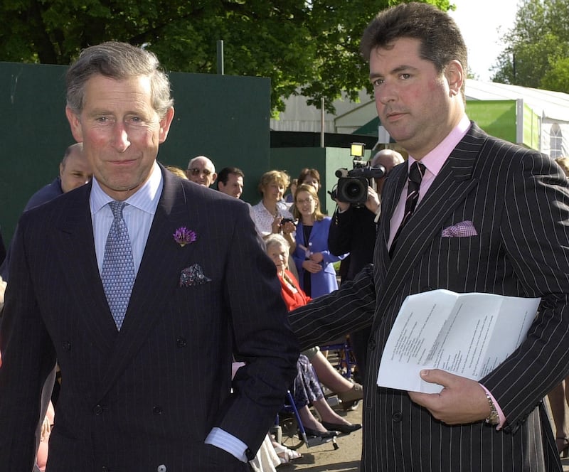 Prince Charles with his valet Michael Fawcett in 1981.