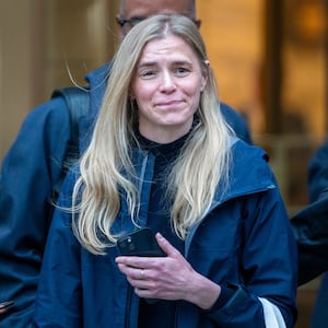 Graham Chase Robinson departs federal court on October 30, 2023 in New York City.