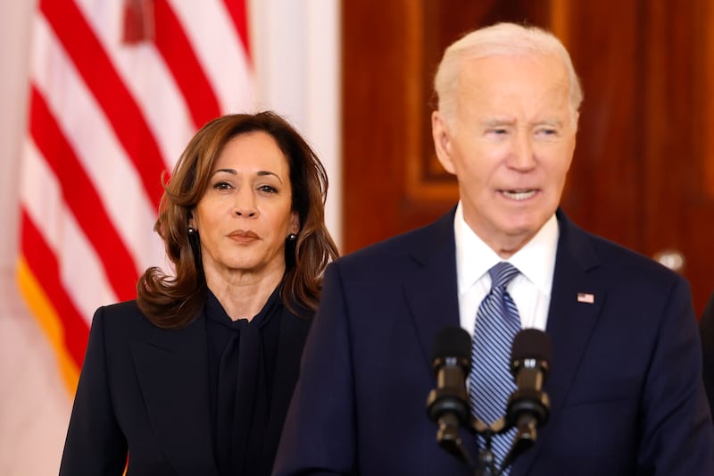 Kamala Harris and Joe Biden
