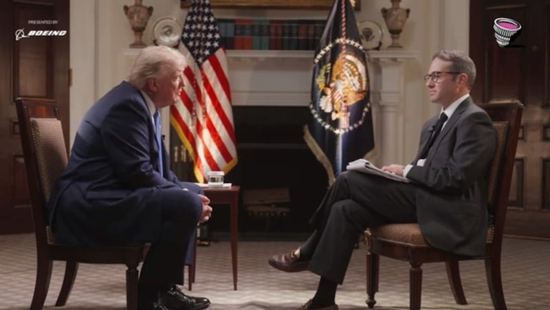 Trump sat down with Jake Sherman of Punchbowl News to talk about the midterms and his potential impeachment in the next Congress.