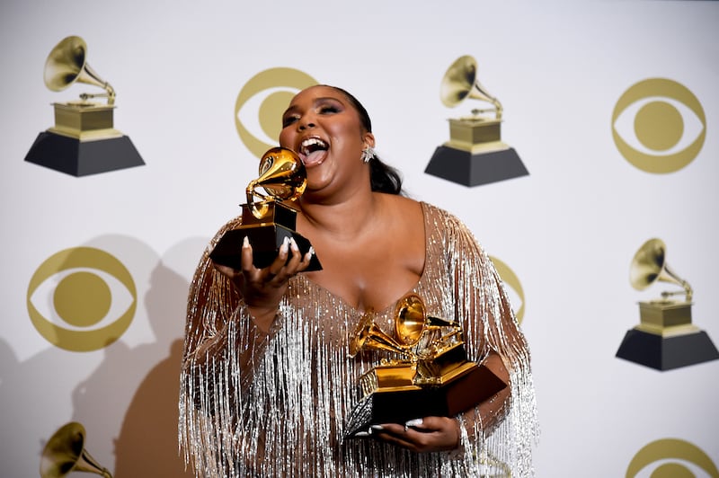 Lizzo won three awards at the 62nd Annual GRAMMY Awards in 2020: Best Pop Solo Performance, Best Traditional R&B Performance, and Best Urban Contemporary Album.