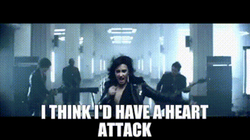 A gif of Demi Lovato