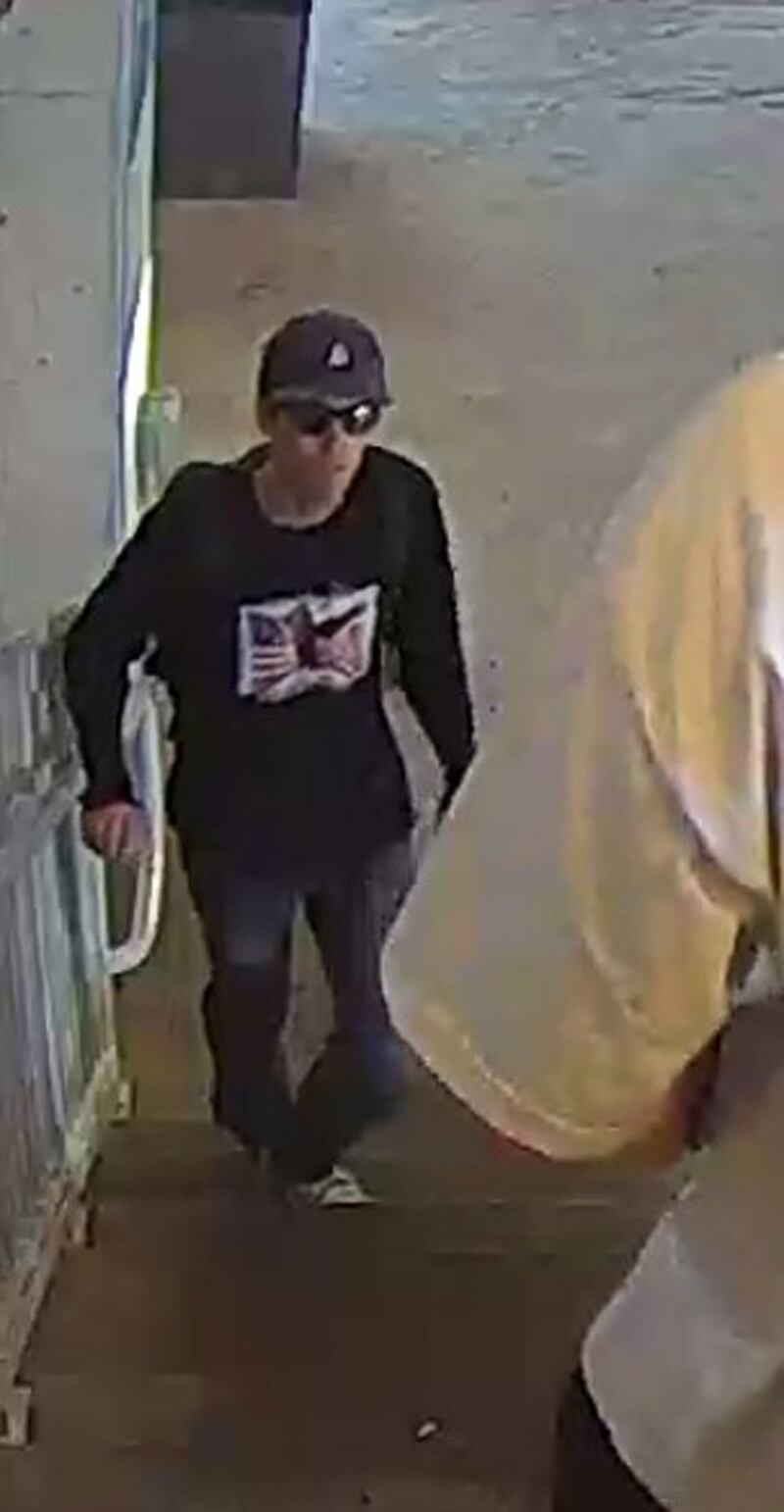 CCTV footage of shooting suspect of Charlie Kirk