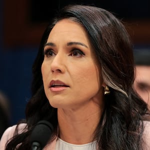 Director of National Intelligence (DNI) Tulsi Gabbard testifies before a U.S. House Intelligence Committee hearing on worldwide threats, on Capitol Hill in Washington, D.C., U.S., March 19, 2026. REUTERS/Kylie Cooper
