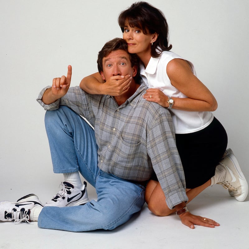 Tim Allen and Patricia Richardson, the stars of Home Improvement, in 1995
