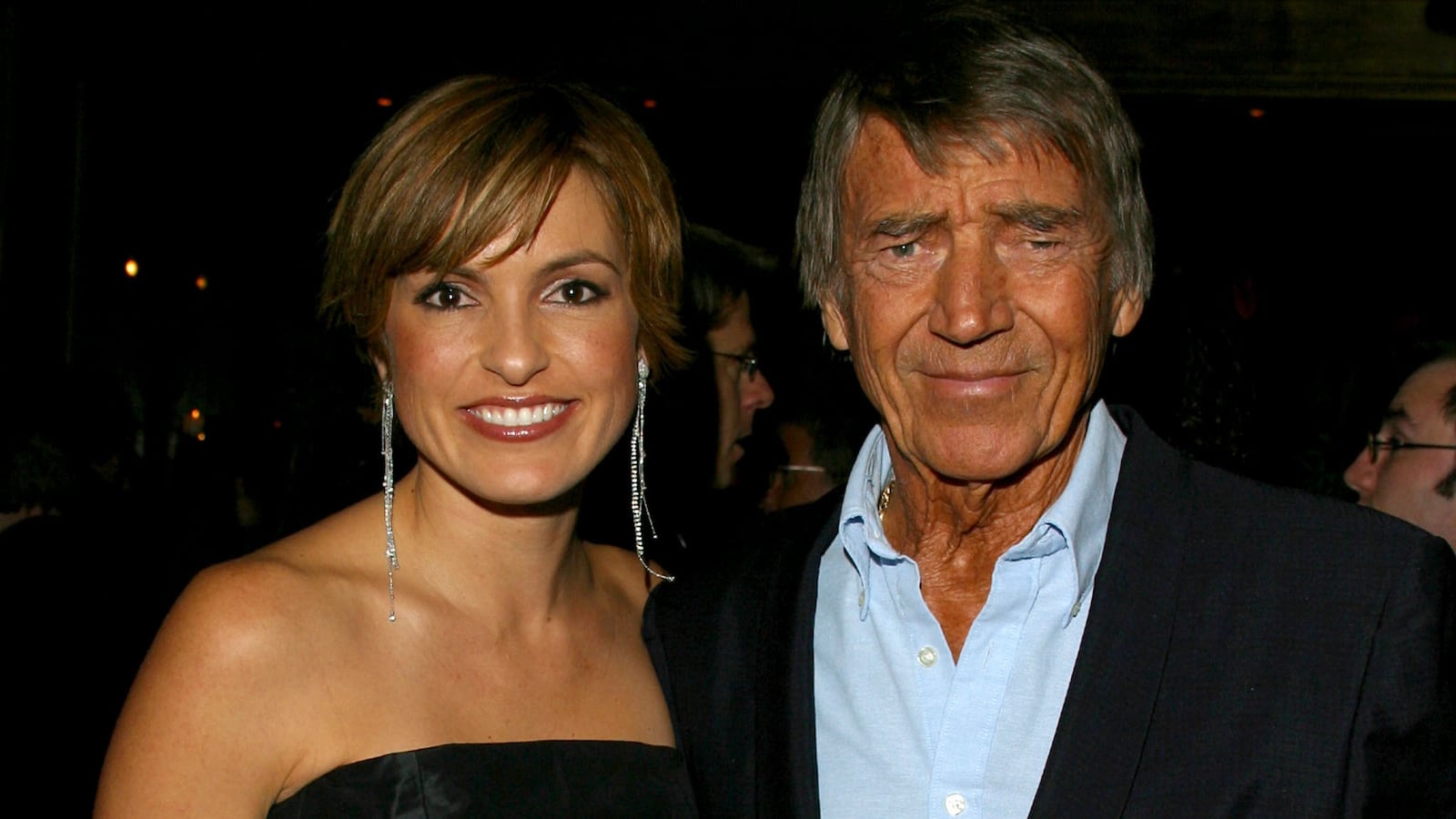 Mariska Hargitay (L) and Mickey Hargitay (R)