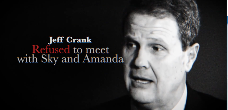 Jeff Crank refsed to meet with Sky and Amanda