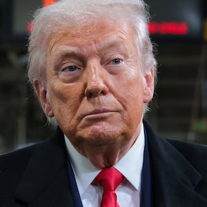 DEARBORN, MICHIGAN - JANUARY 13: U.S. President Donald Trump tours the Ford River Rouge Complex on January 13, 2026 in Dearborn, Michigan. Trump is visiting Michigan where he will participate in a tour of the Ford River Rouge complex and later give remarks to the Detroit Economic Club. (Photo by Anna Moneymaker/Getty Images)