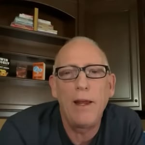 Scott Adams during his Feb. 22 YouTube video.