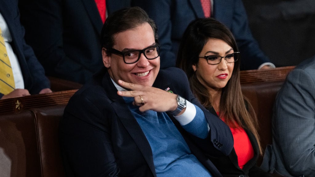 George Santos and Lauren Boebert