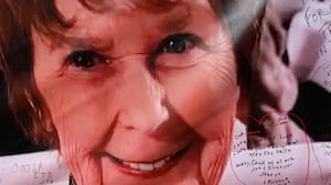 Notes are written on a photo of Nancy Guthrie during search for her.