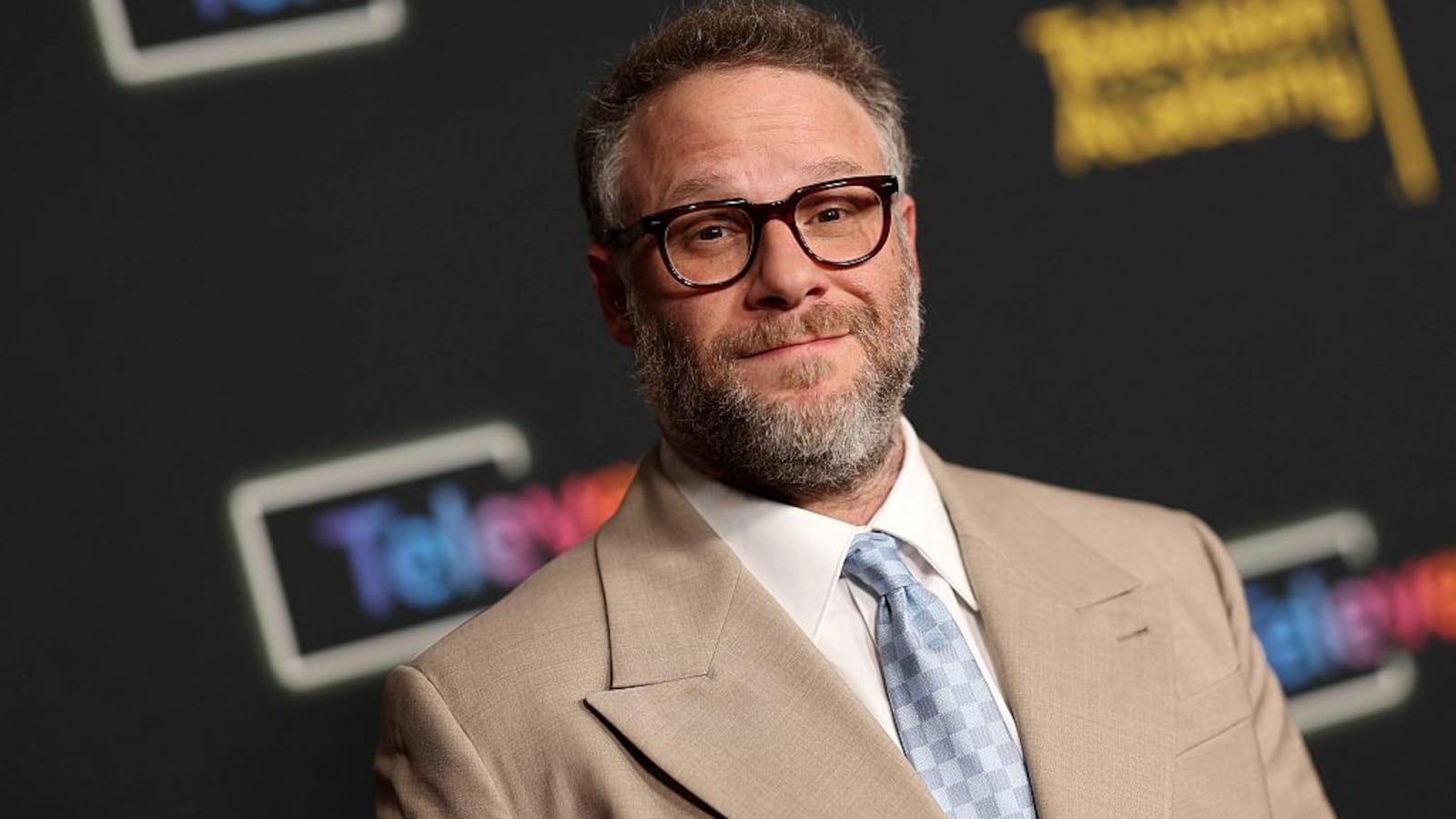 Canadian actor, co-creator, director, executive producer of "The Studio" Seth Rogen attends the Television Academy's Televerse festival in Los Angeles on August 16, 2025.