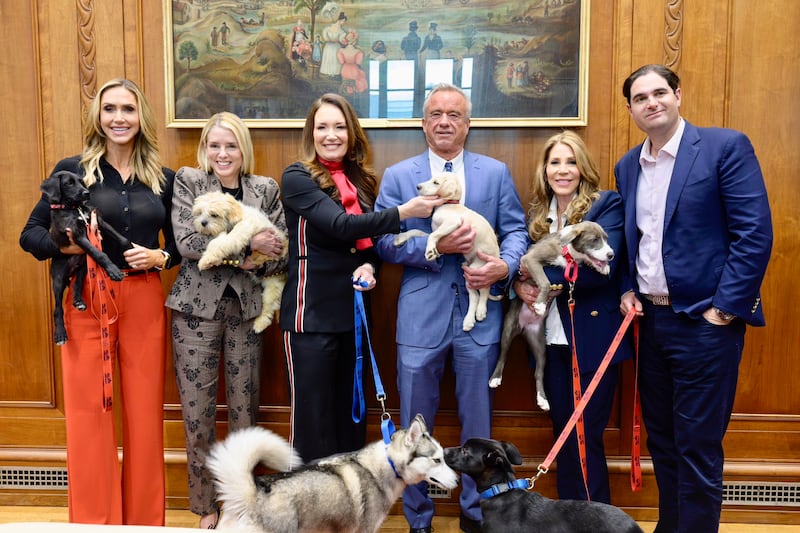Trump officials at the anti-animal cruelty roundtable