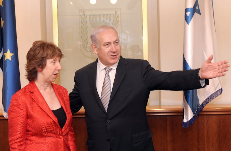 articles/2013/08/12/netanyahu-co-erase-israel-s-economic-horizon/bibi-ashton-hand-openz_xqmy5n