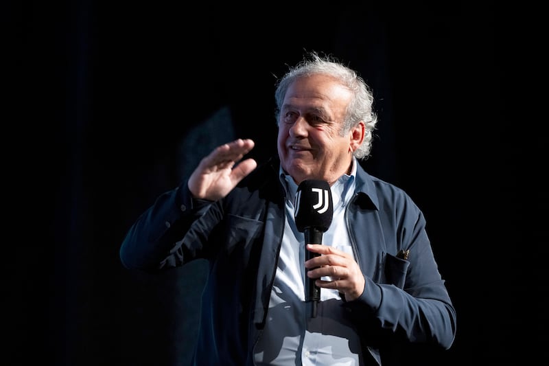 Michel Platini during the JOFC day in May 9, 2026 in Giardini Naxos, Italy.