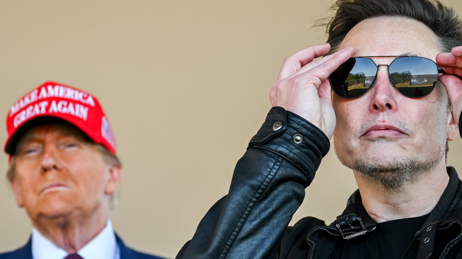 Donald Trump and Elon Musk.