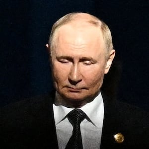 Russian President Vladimir Putin arrives to attend a photo ceremony prior to a meeting in the SCO Plus format at the Shanghai Cooperation Organisation summit in Tianjin, China, September 1, 2025. Sputnik/Sergei Bobylyov/Pool via REUTERS ATTENTION EDITORS - THIS IMAGE WAS PROVIDED BY A THIRD PARTY.