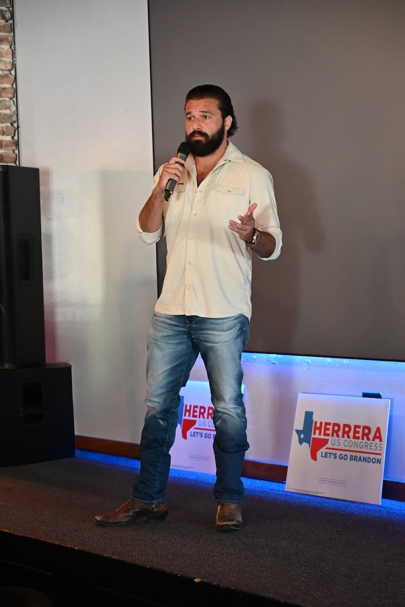 GOP congressional candidate Brandon Herrera demanded Rep. Tony Gonzales resign after a bombshell report that he had an affair with a former staffer.