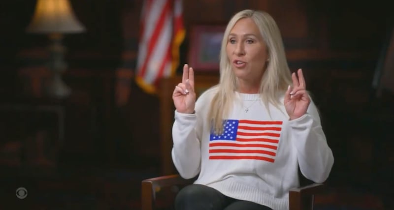 Marjorie Taylor Greene talks Trump on 60 Minutes.
