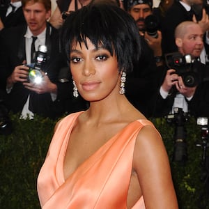Left to right: Solange Knowles, Jay-Z, and Beyoncé at the 2014 Met Gala.