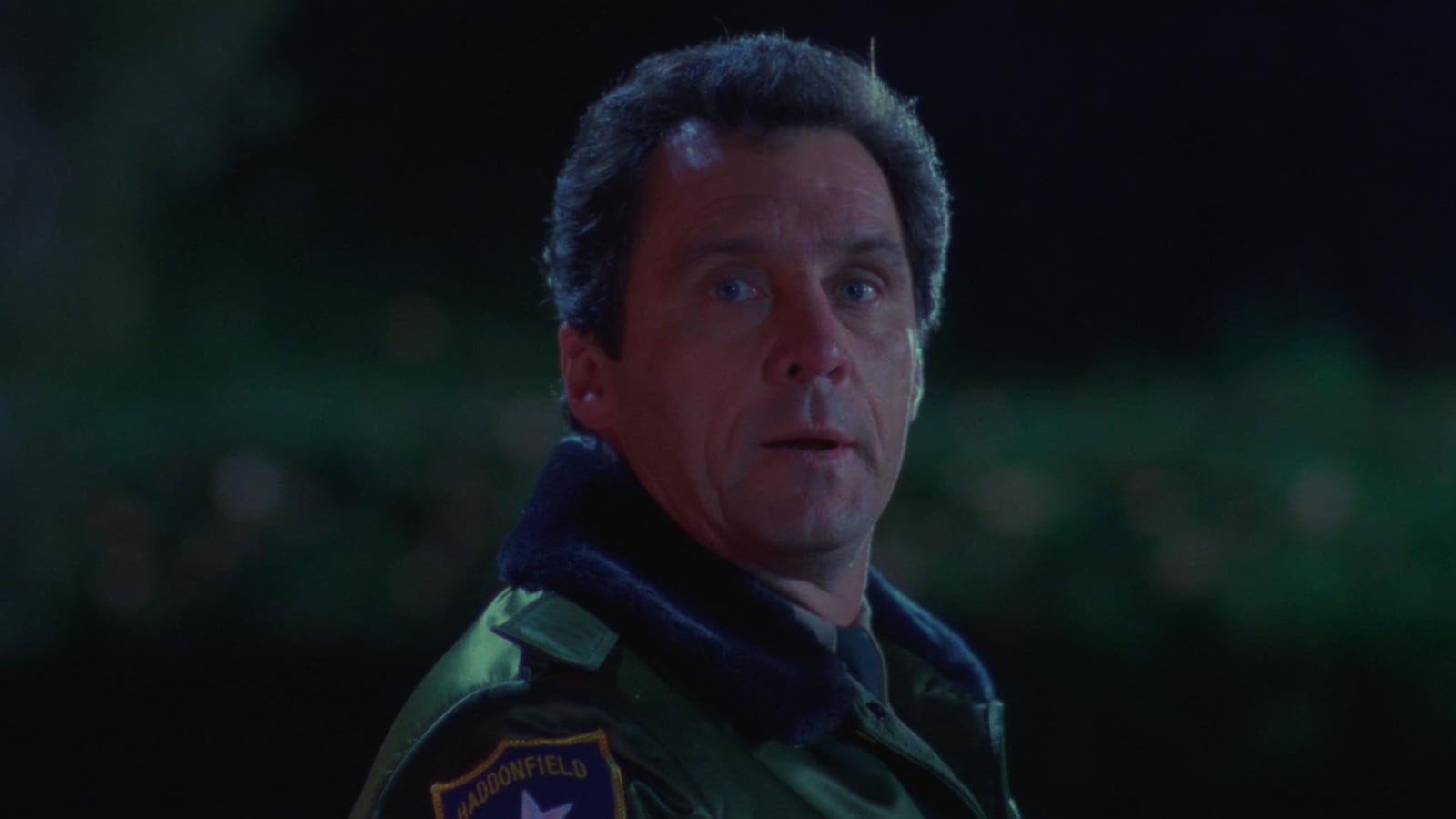 Beau Starr playing Sheriff Ben Meeker in Halloween 4: The Return of Michael Myers.