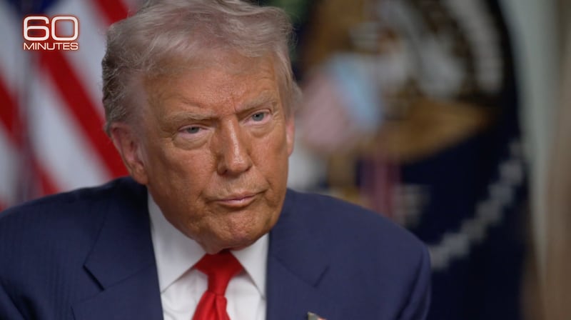 Donald Trump on 60 Minutes.