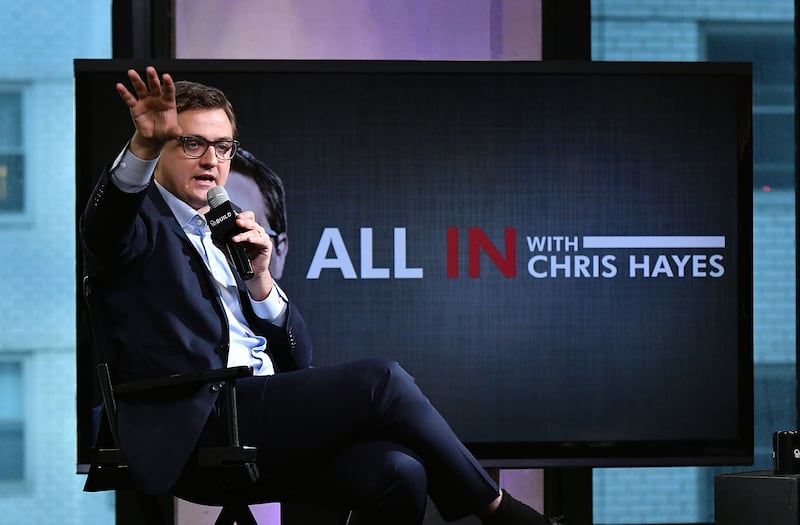 Emmy-winning "All In" host Christopher Hayes