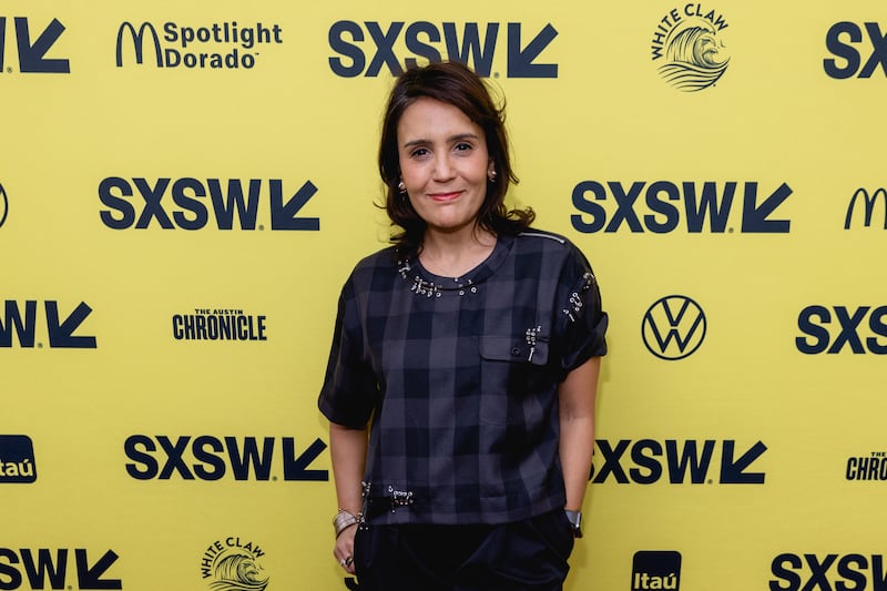 AUSTIN, TEXAS - MARCH 15: Amanda Ghost attends the "Tetris" world premiere at SXSW at The Paramount Theatre on March 15, 2023 in Austin, Texas. (Photo by Rick Kern/FilmMagic)