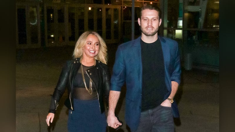 Hayden Panettiere and Brian Hickerson on January 31, 2019, in Los Angeles, California.