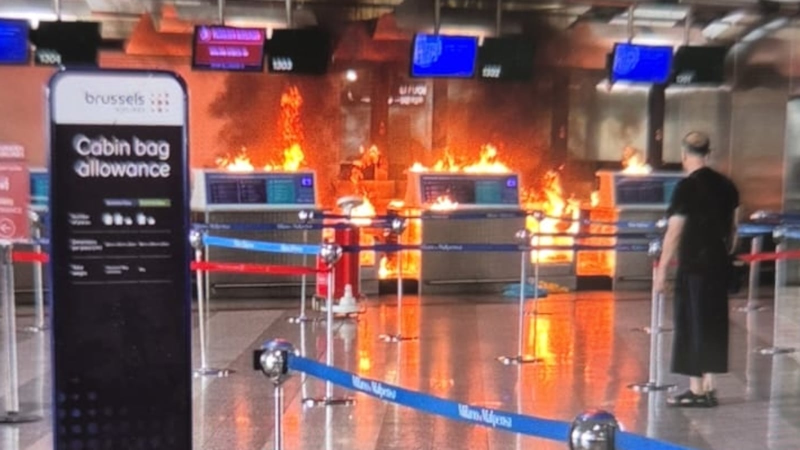 Terrified Tourists Flee Airport After Hammer-Wielding Arson Rampage