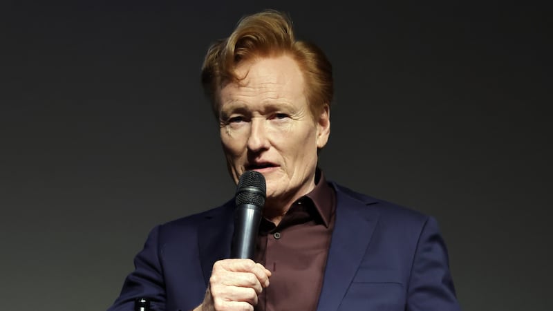 Conan O'Brien seen at a Special Screening Of A24's "If I Had Legs I'd Kick You" at The London West Hollywood at Beverly Hills